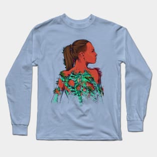 Cyber Beauty (By Alexey Kotolevskiy) Long Sleeve T-Shirt